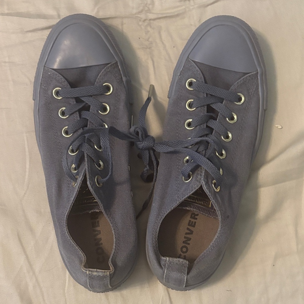 Converse Charcoal Canvas Sneakers